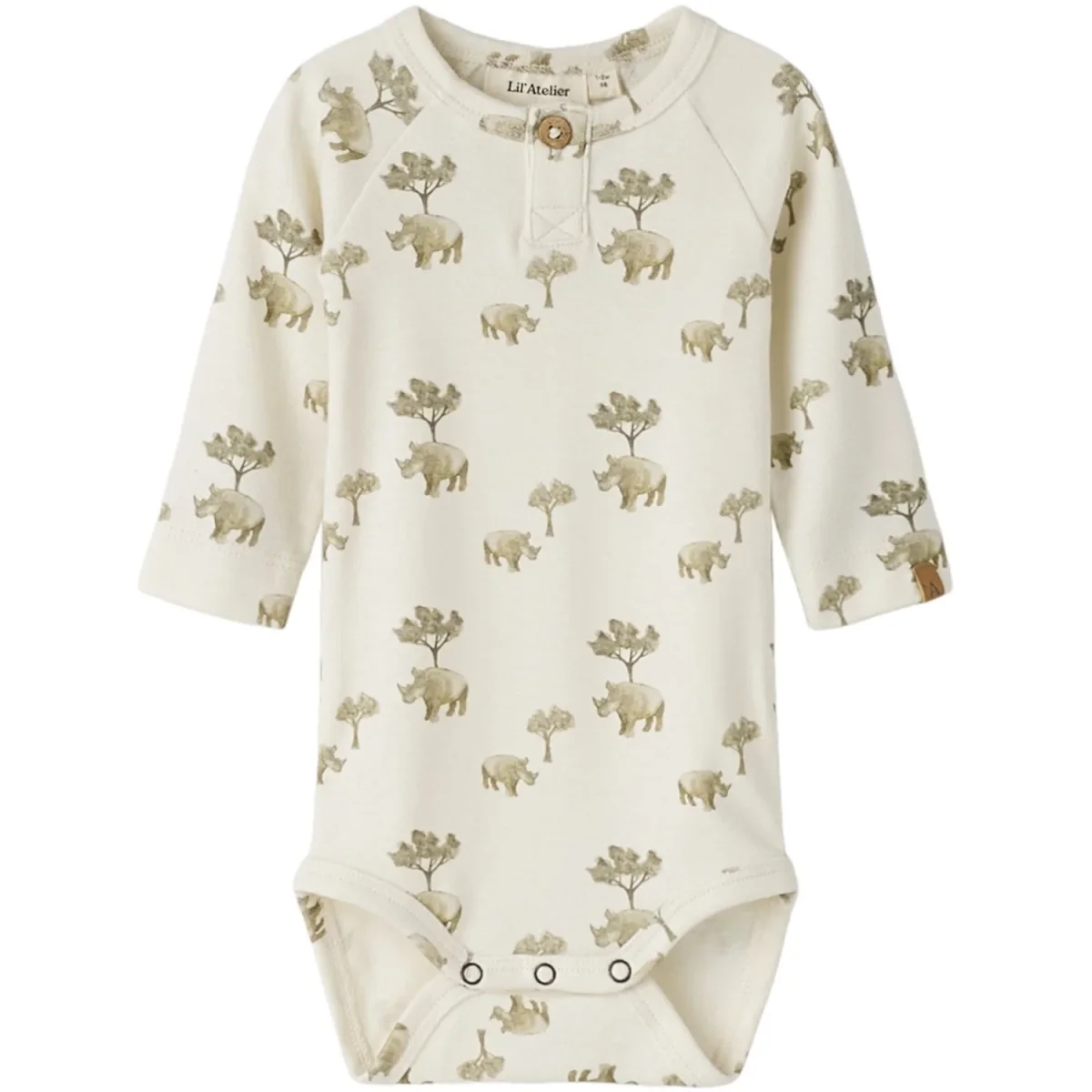 Lil'Atelier Coconut Milk Rhino Nbmlayo Ls Slim Body Lil
