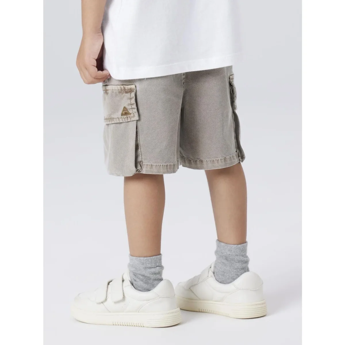 Name It Chinchilla Nmmben B Cargo Mk Shorts 7805-Po Noos - Billede 5