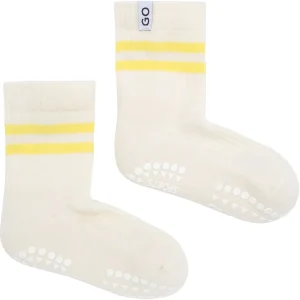 Gobabygo Yellow Non-Slip Sport Strømper